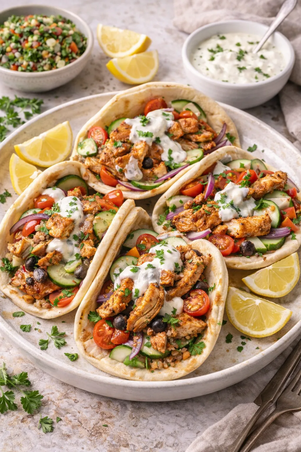 Chicken Shawarma with Garlic Sauce